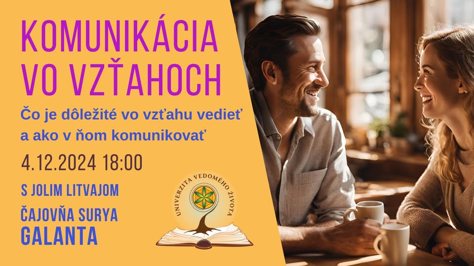 Komunikácia vo vzťahoch - zdielaná beseda