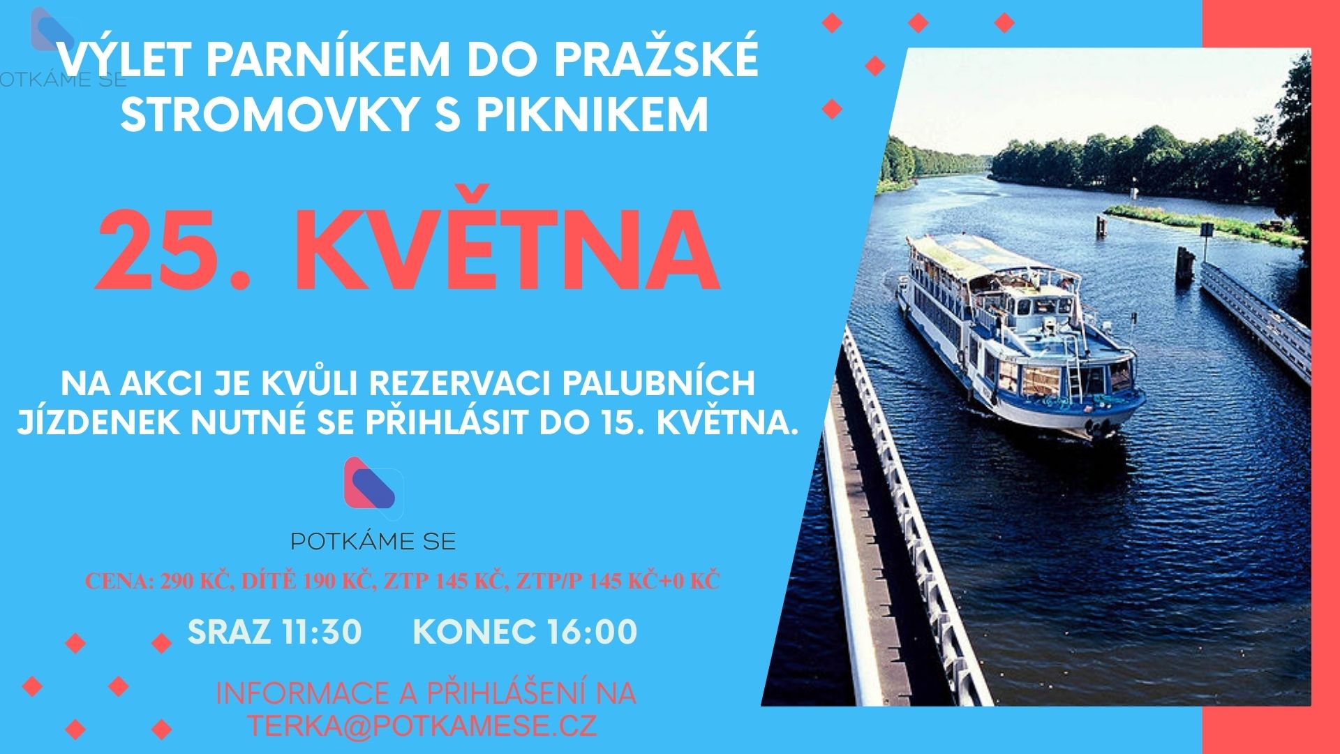 Parníkem na piknik