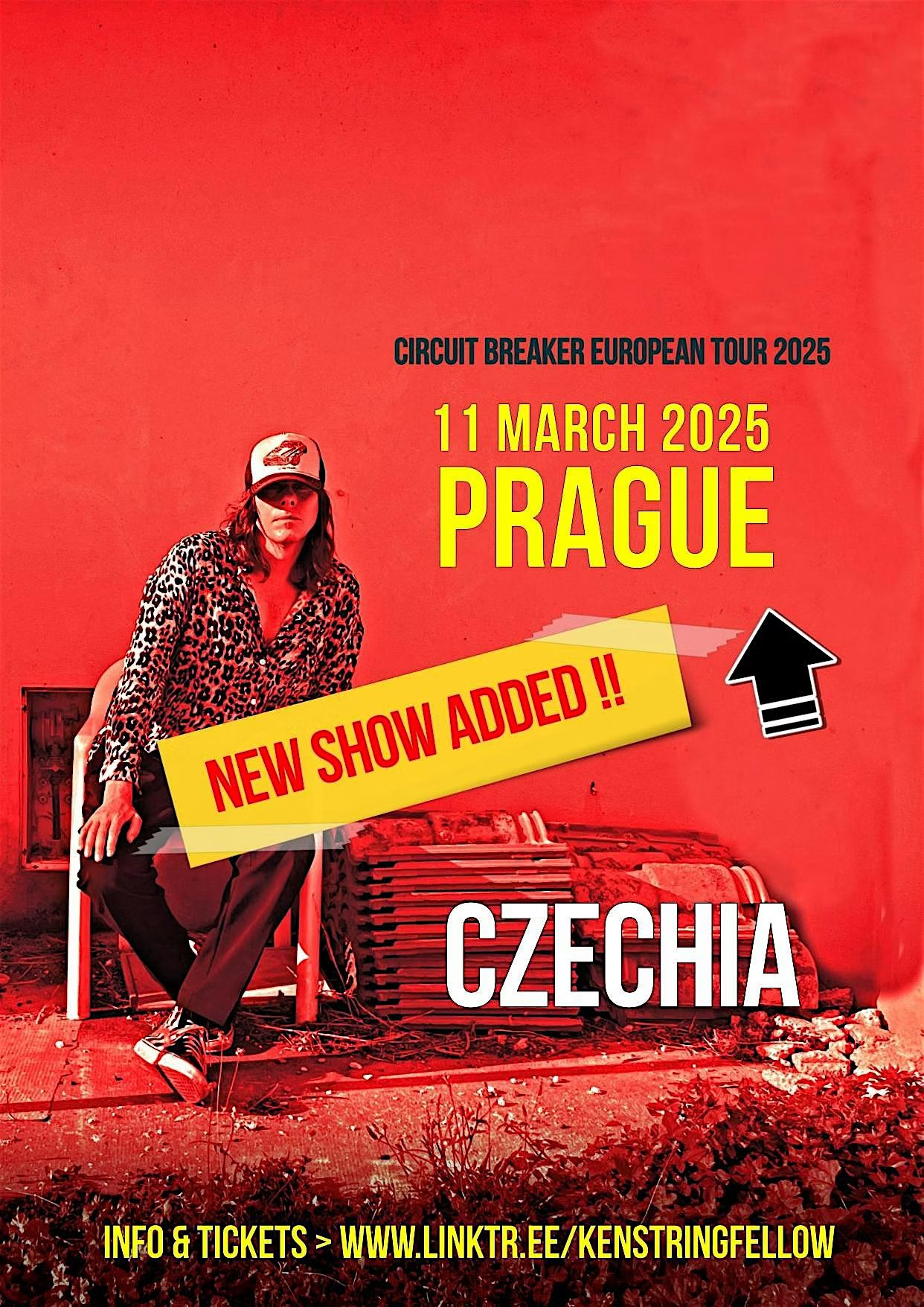 Ken Stringfellow - CIRCUIT BREAKER TOUR  - Prague CZ March 11 2025