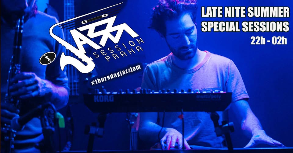 Summer Late Nite JAZZ JAM & band live music happening Thursday.