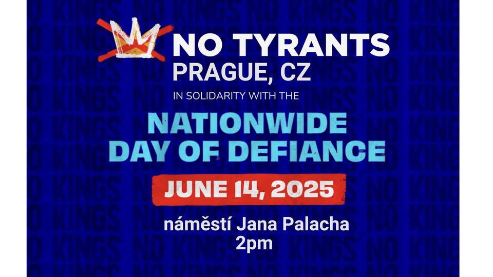 No Tyrants Protest in Prague - June 14