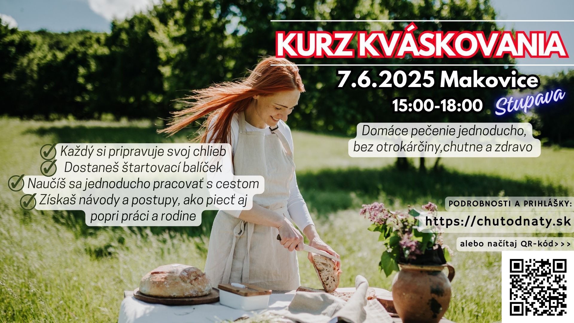 Kurz kváskovania- chlieb