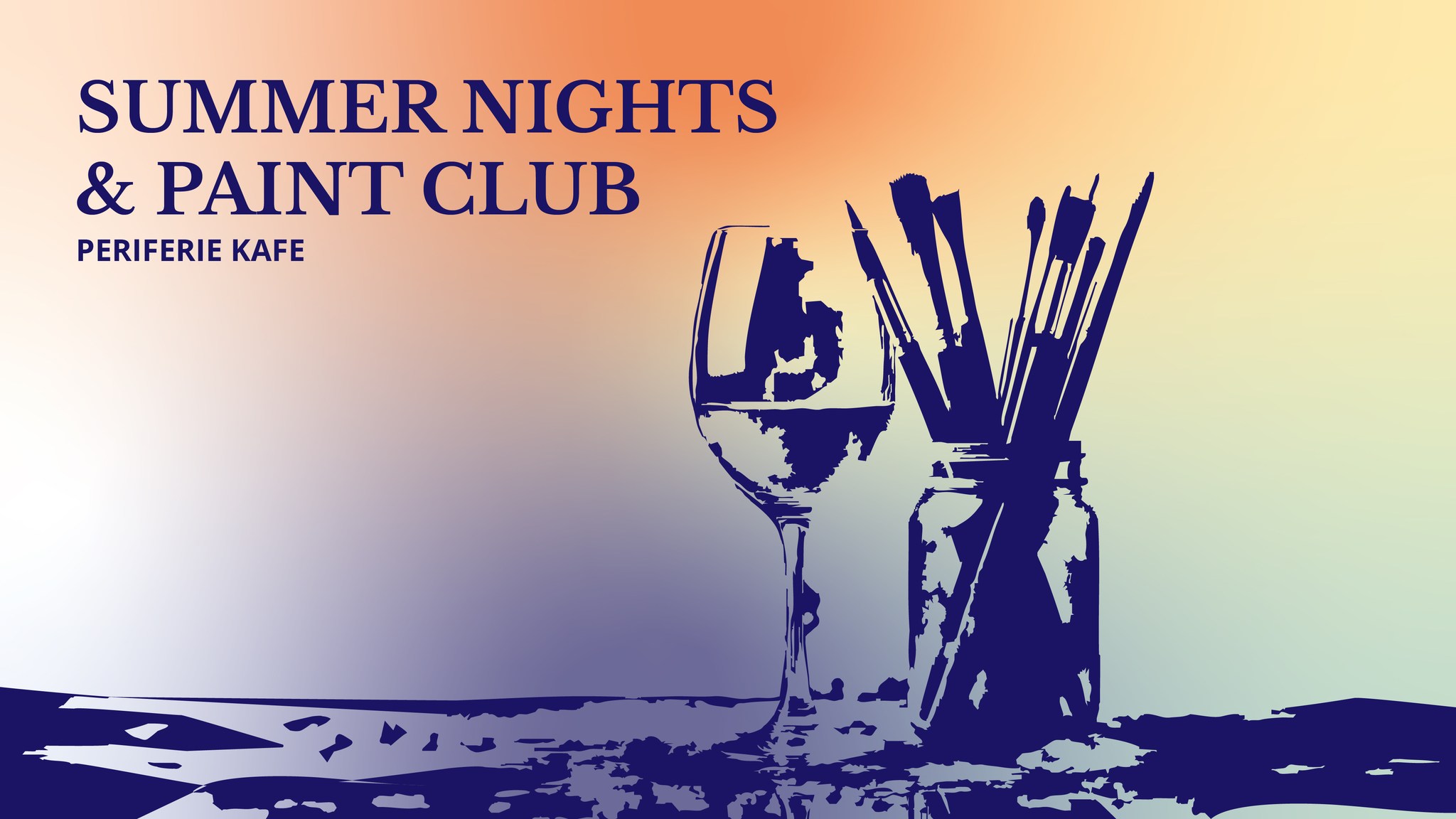 Summer Nights & Paint Club v kavárně Periferie