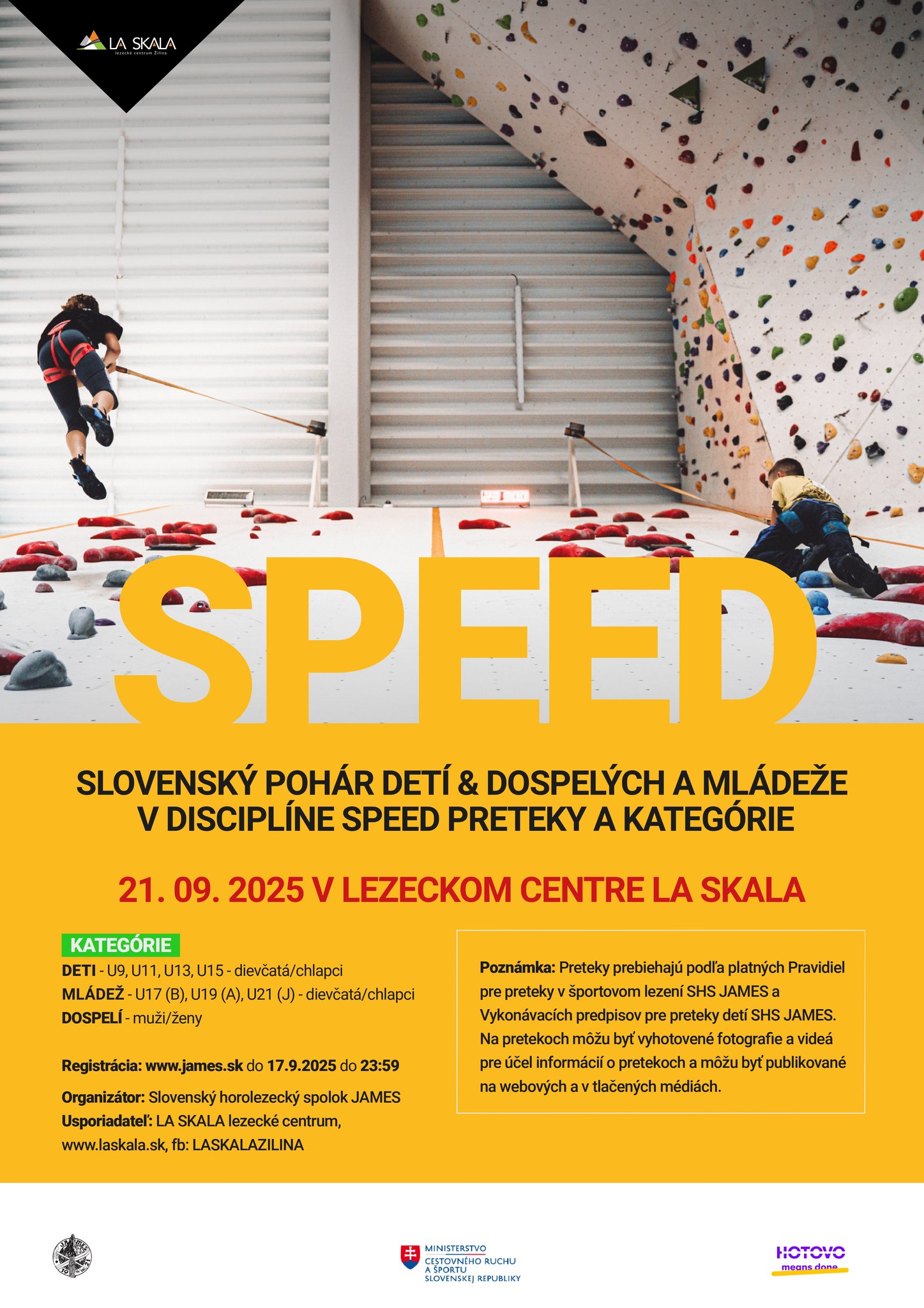 SLOVENSKÝ POHÁR  DETÍ & DOSPELÝCH A MLÁDEŽE V DISCIPLÍNE SPEED PRETEKY KATEGÓRIE A