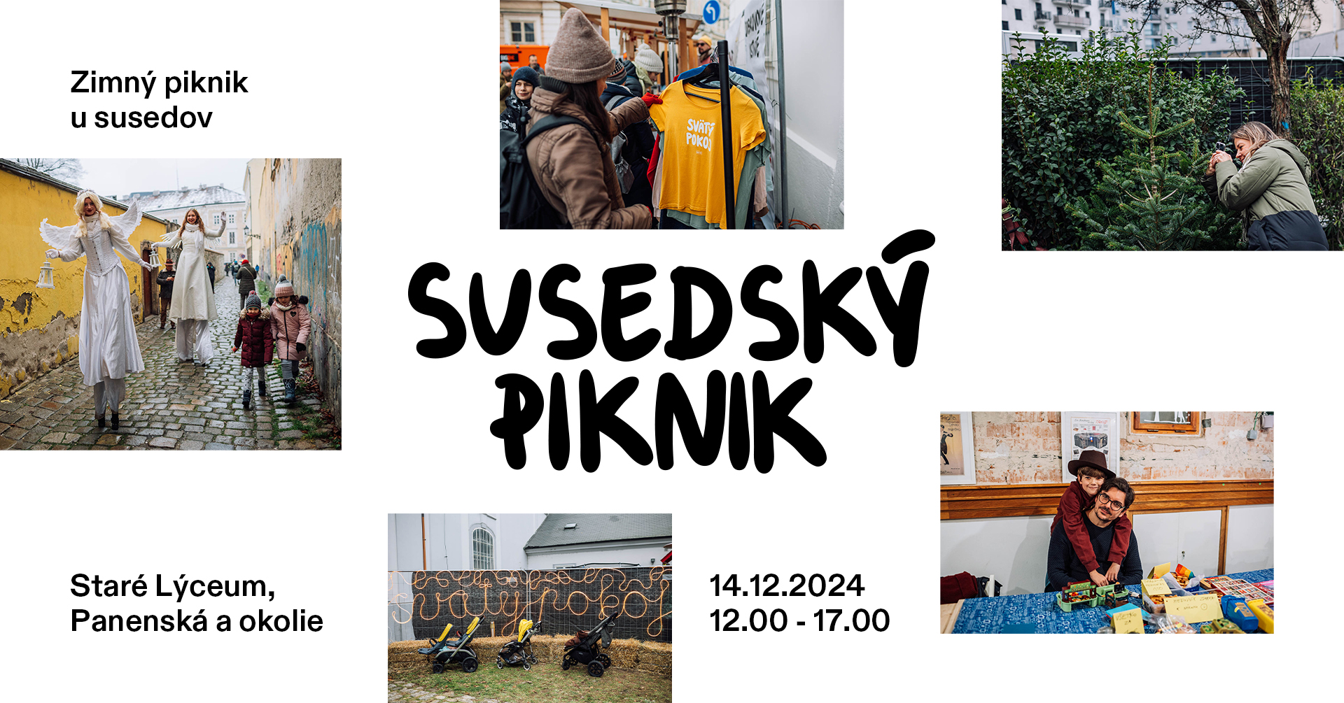Zimný piknik u susedov