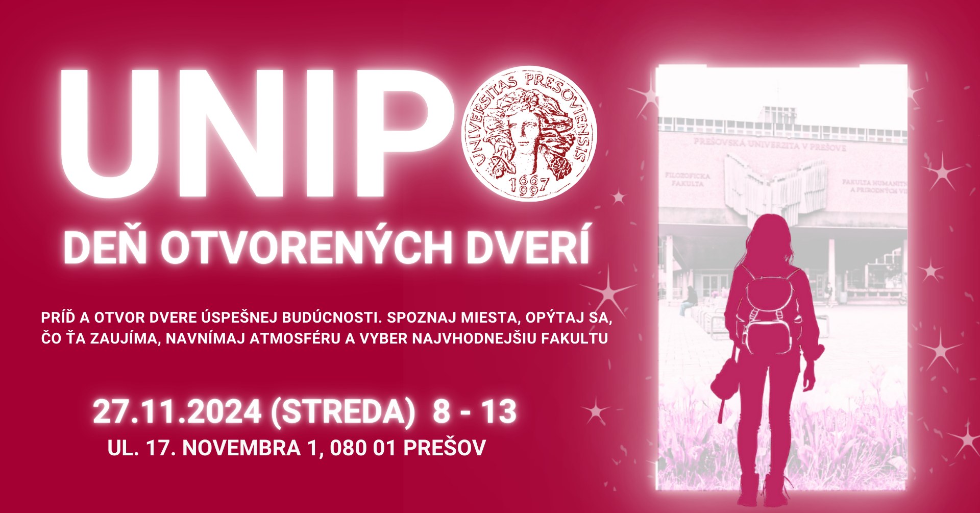 UNIPO 🎓 DEŇ OTVORENÝCH DVERÍ 2024