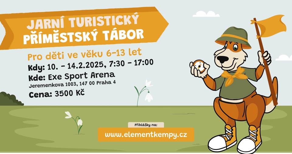 Jarní turistický příměstský tábor