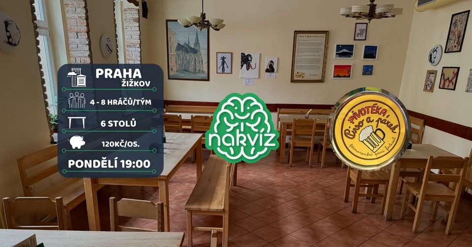 Na Kvíz Pivo a párek v pondělí | Praha - Žižkov