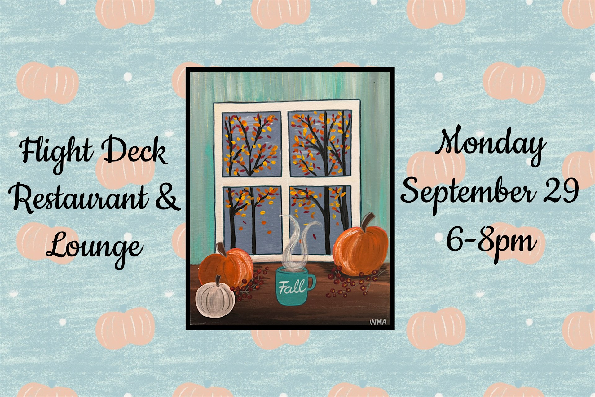 September Paint Night at Flight Deck Restaurant & Lounge
