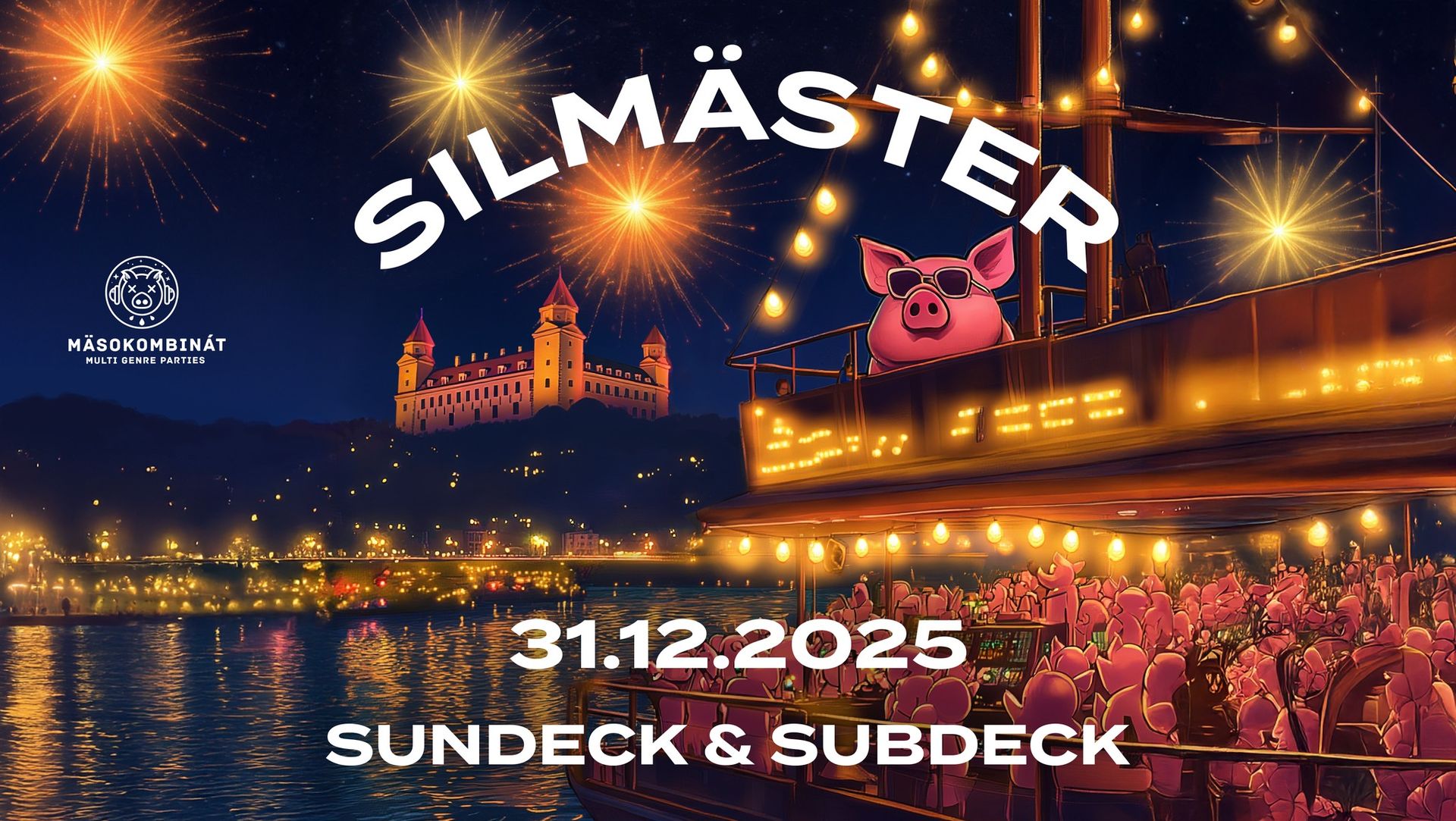 SilMäster - Silvester x Mäsokombinát @Sundeck & Subdeck Bratislava