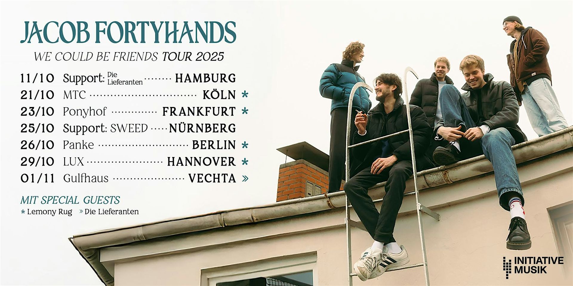 Jacob Fortyhands – We could be friends Tour 2025 – Panke Berlin