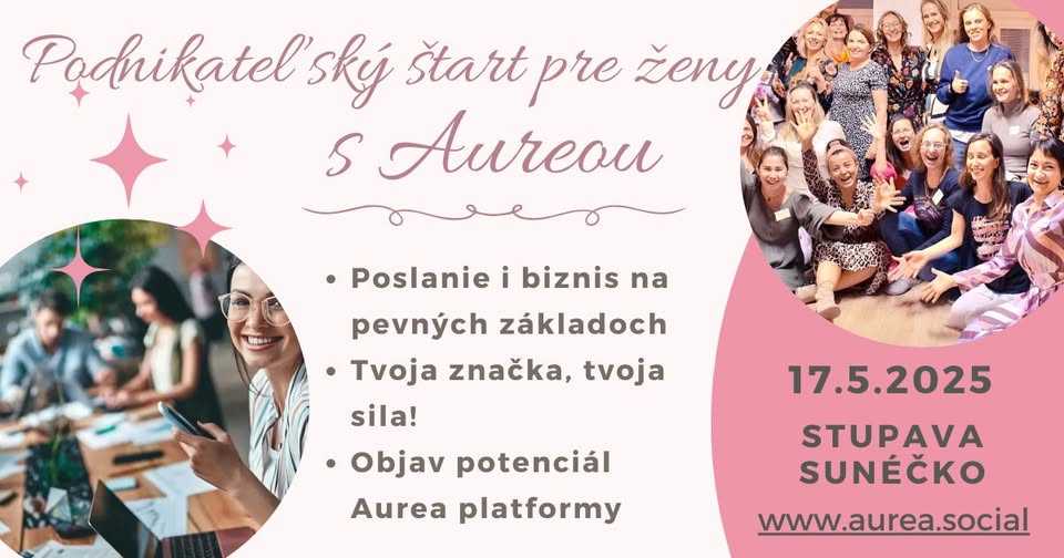 Podnikateľský štart pre ženy s Aureou