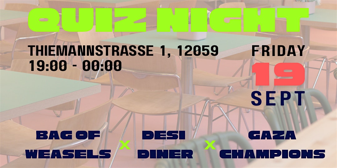 Quiz Night at Desi Diner