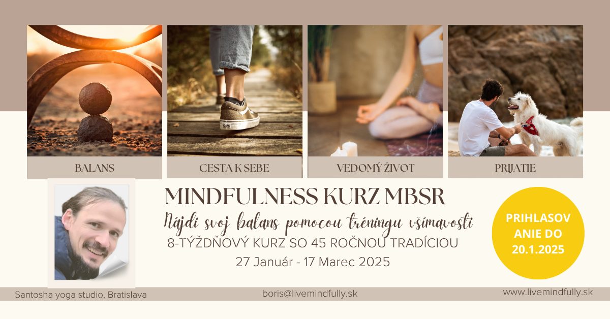 MBSR - 8-týždňový mindfulness kurz