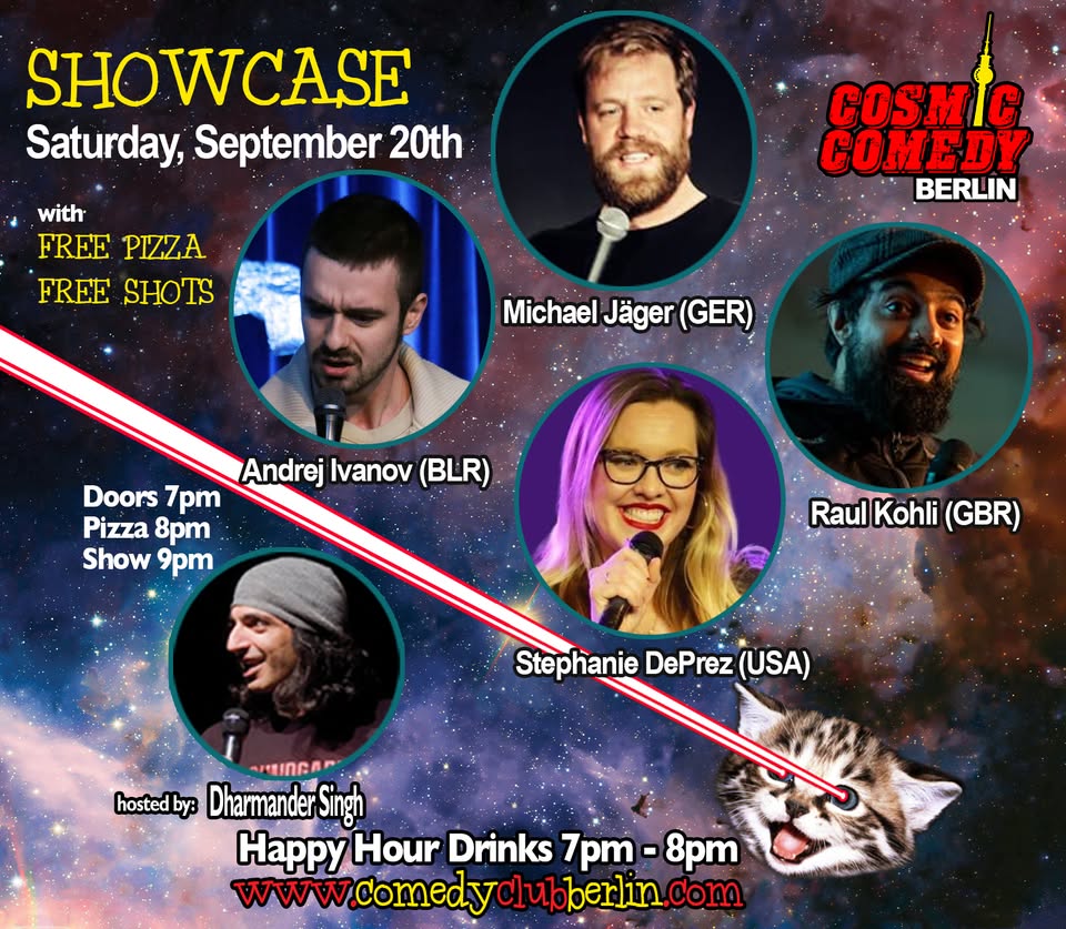 Cosmic Comedy Berlin SHOWCASE SATURDAY