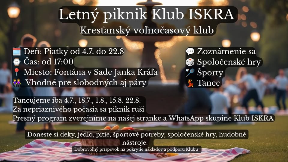 Friday Picnic Club Iskra (Sport, Dance, Games)