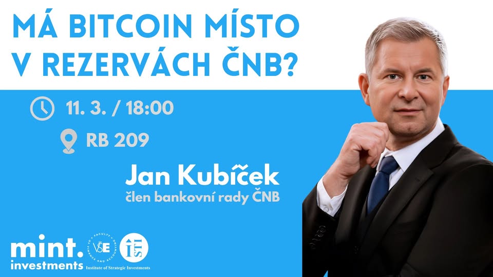 MÁ BITCOIN MÍSTO V REZERVÁCH ČNB?