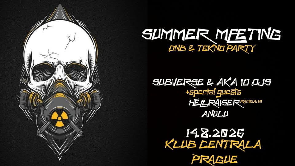 Summer Meeting: SUBVERSE, AKA. IO & guests (DNB, tekno)