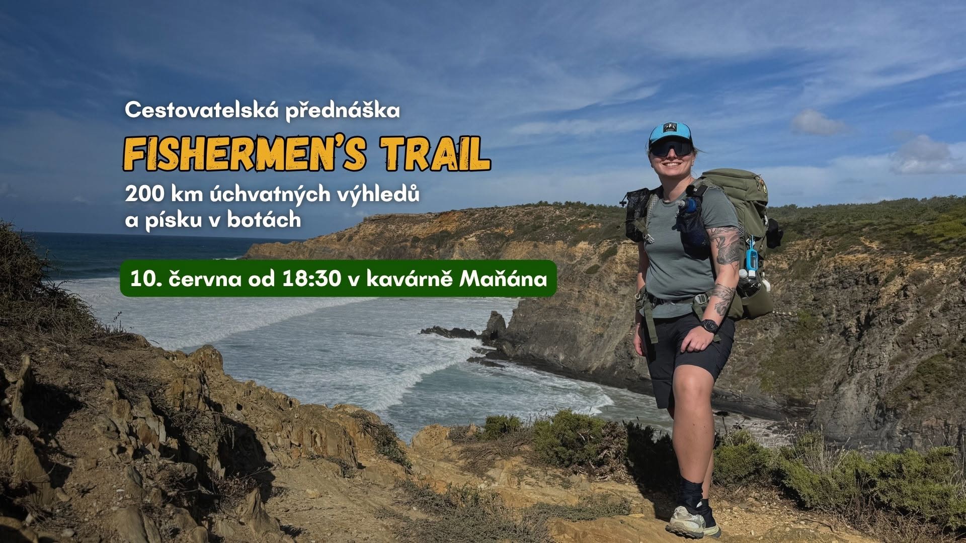 Fishermen's Trail: 200 km úchvatných výhledů a písku v botách – kavárna Maňána