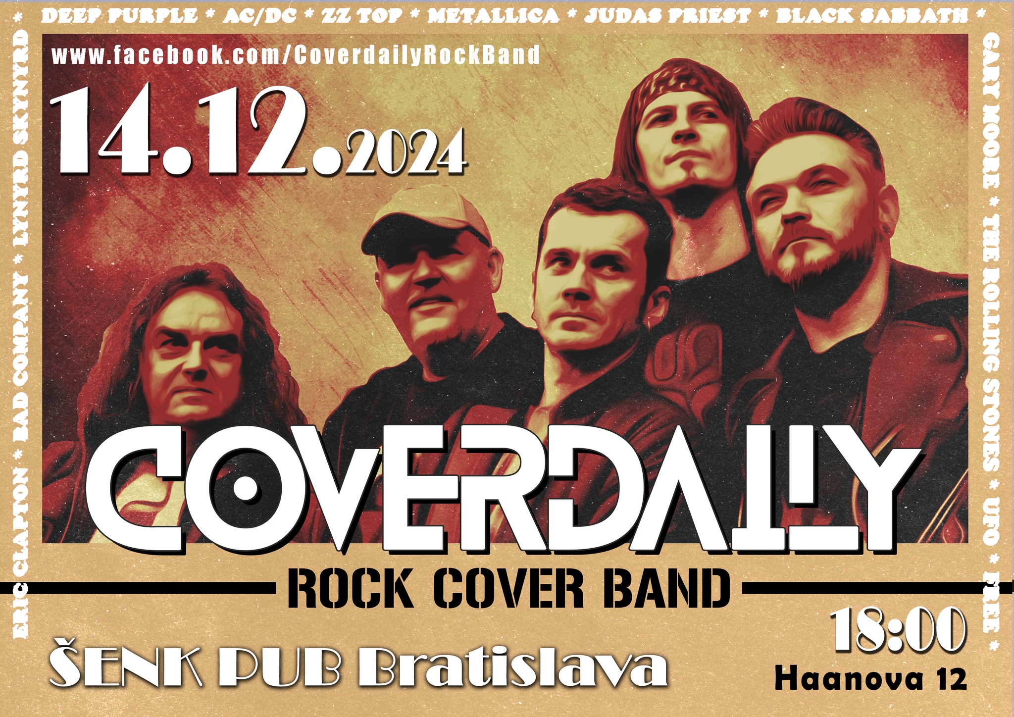 COVERDAILY v Šenk Pube (Bratislava) 14.12.2024