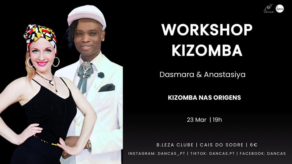 Danças no B.leza | 23 Mar | Kizomba das Antigas | Dasmara & Anastasiya