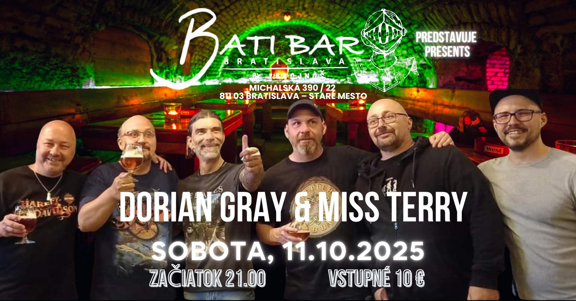 DORIAN GRAY & MISS TERRY in koncert