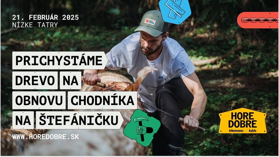 HORE DOBRE: Brigáda na chodníku vedúcom na Štefáničku