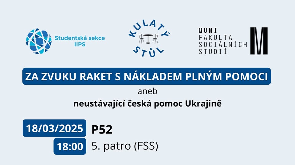 Kulatý stůl - Za zvuku raket s nákladem plným pomoci