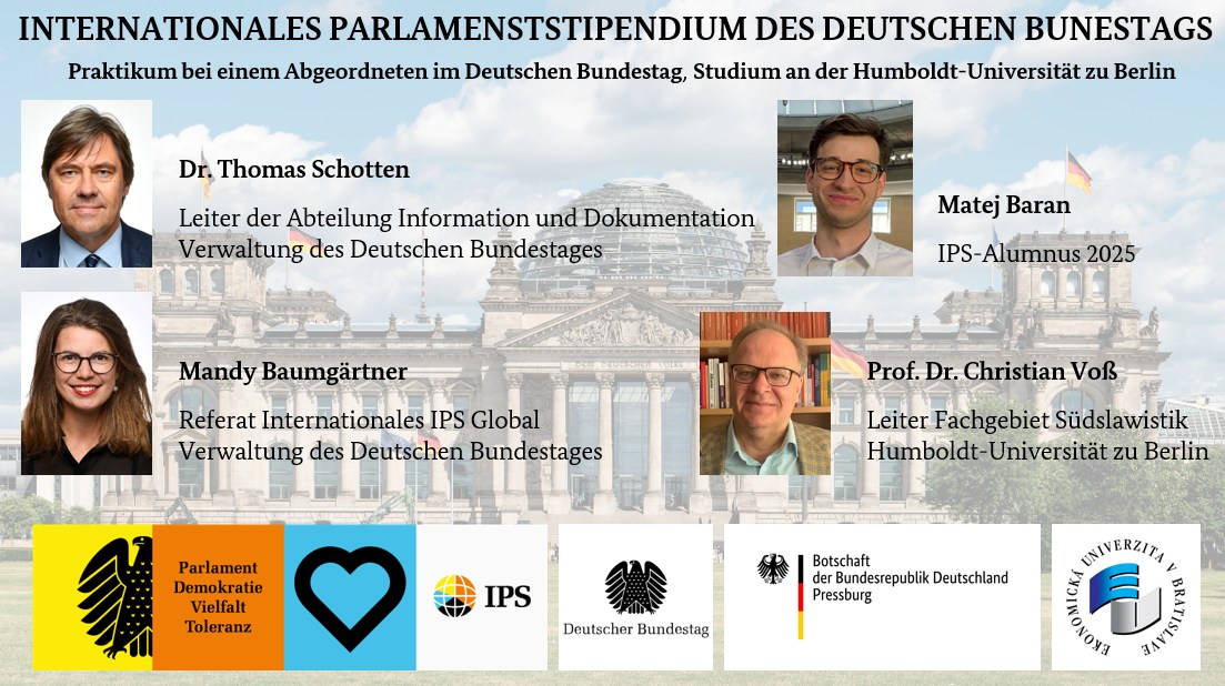 Vorstellung des Praktikumprogramms IPS im Deutschen Bundestag