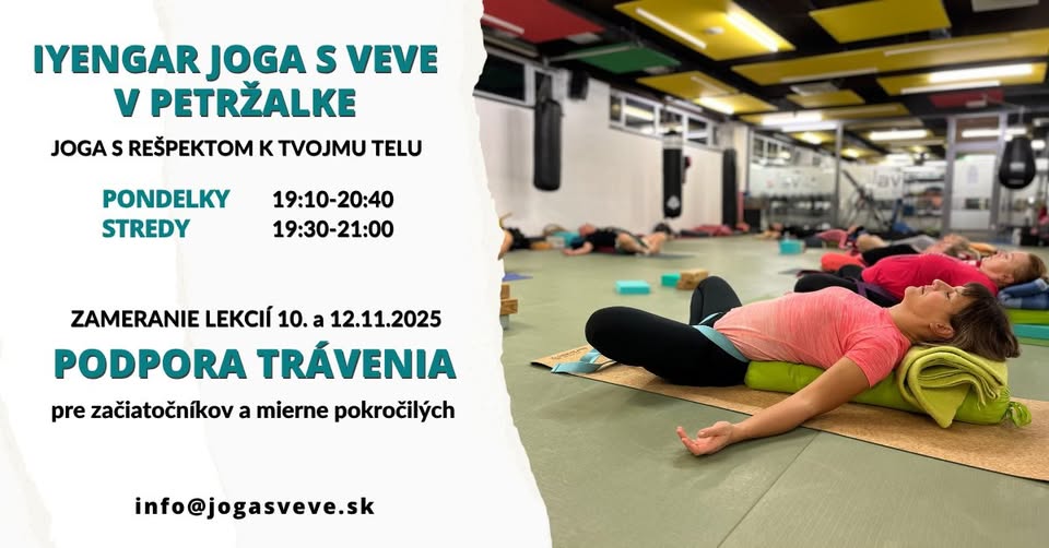 Joga pre podporu TRÁVENIA pre začiatočníkov a mierne pokročilých