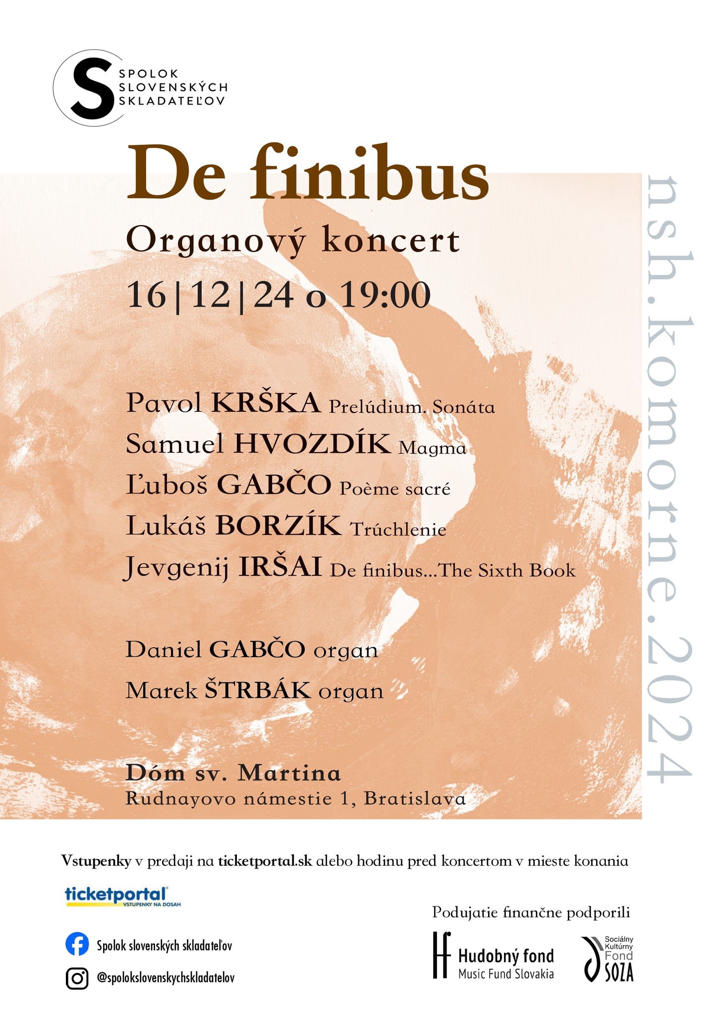 De finibus - organový koncert