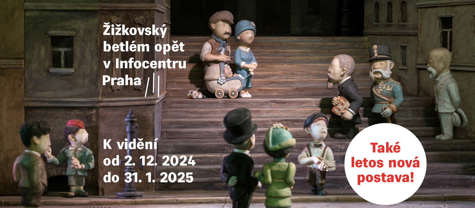 Žižkovský betlém v Infocentru