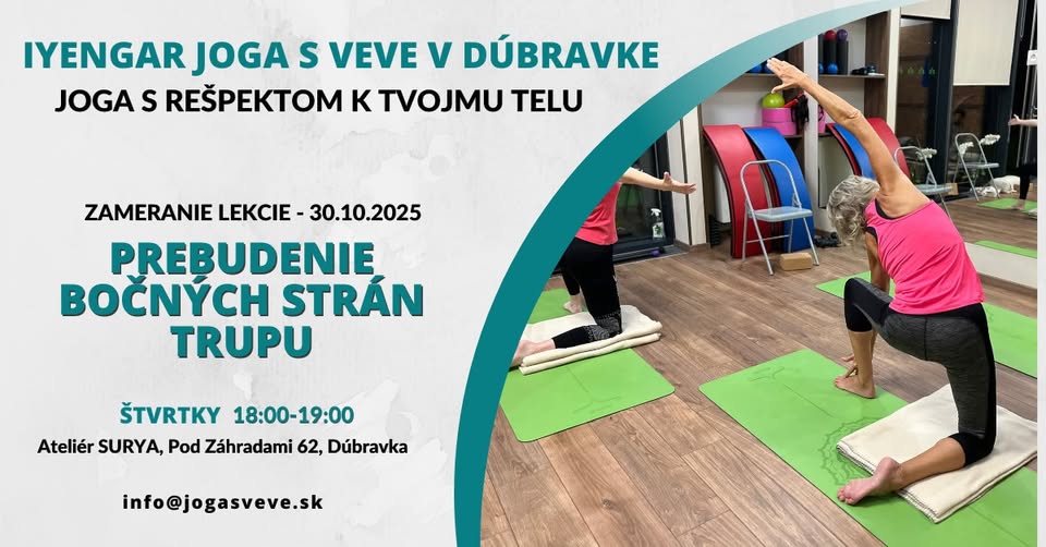 Prebudenie bočných strán trupu pre uvoľnenie napätia v tele