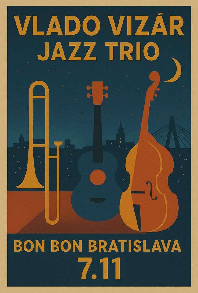 "VLADO VIZÁR JAZZ TRIO" v Jazz Bare "Bon-Bon".