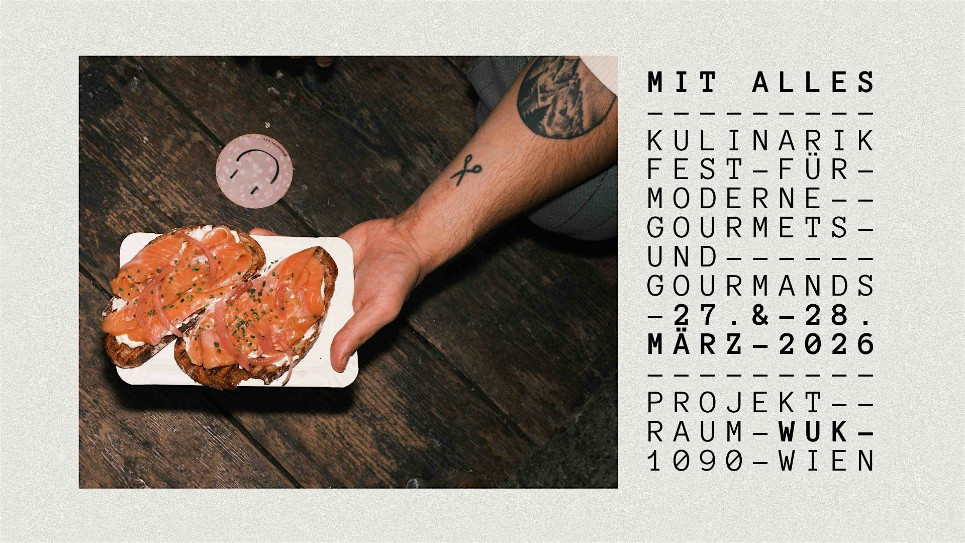 MIT ALLES - Kulinarikfest für moderne Gourmets und Gourmands
