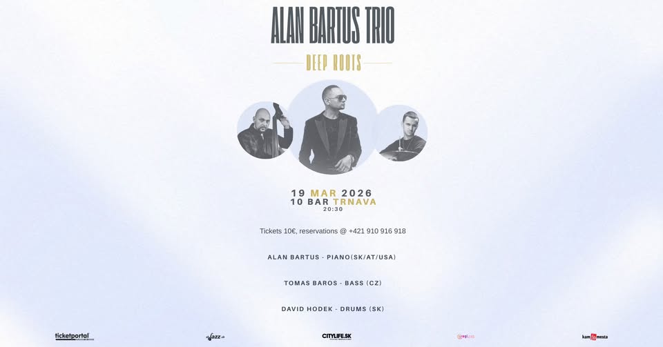 Alan Bartus Trio Deep Roots · live at 10 BAR Trnava