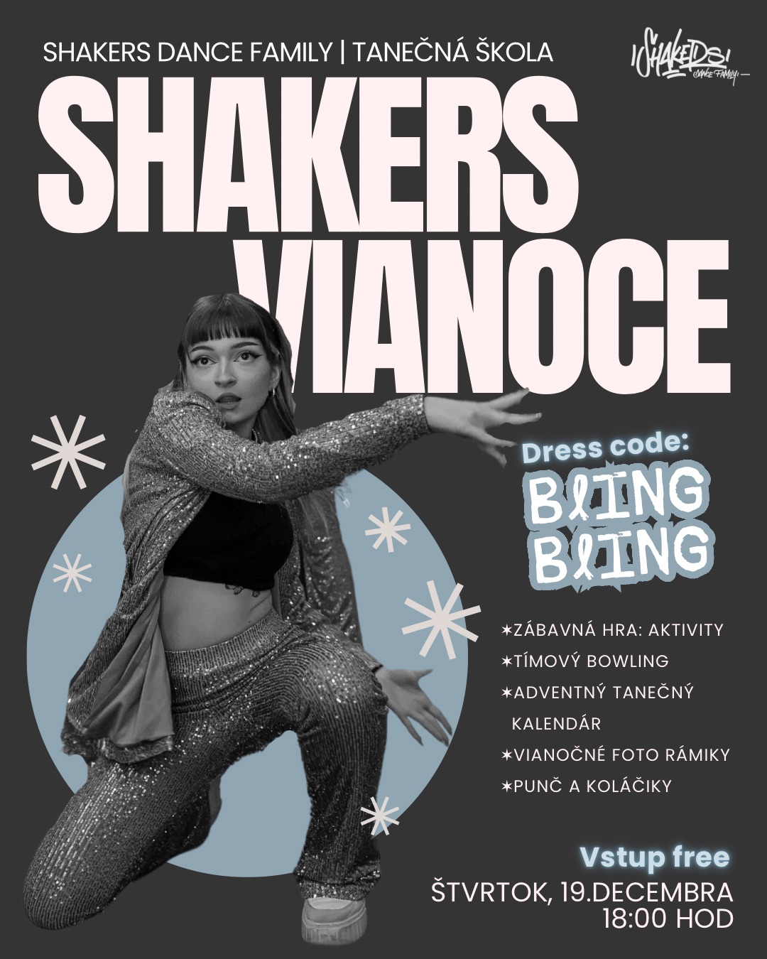 Vianoce so Shakers Dance Family
