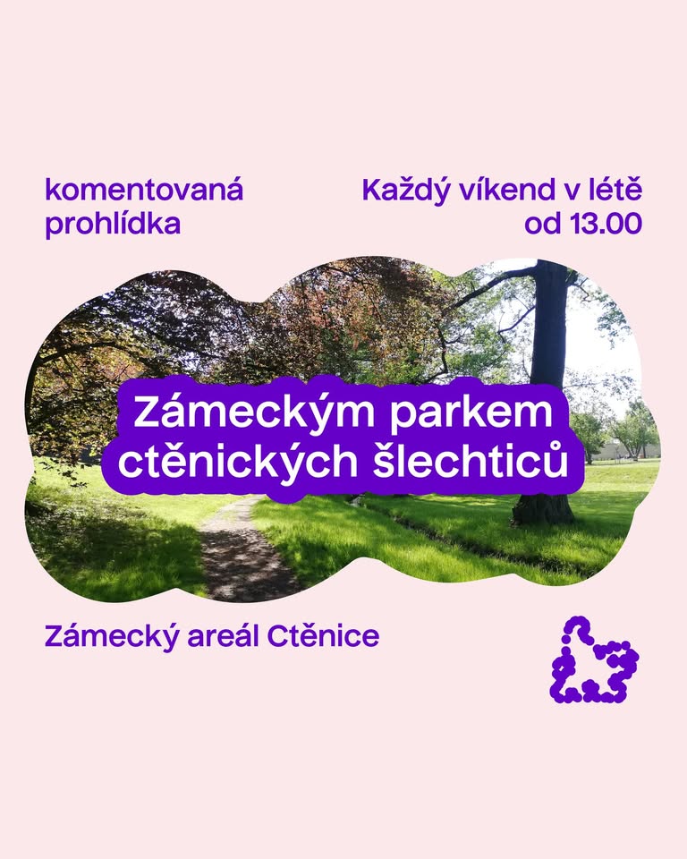 Zámeckým parkem ctěnických šlechticů