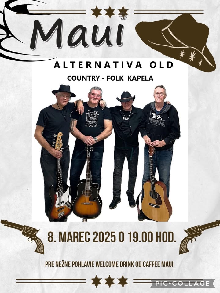 🎶 Country & Folk Večer s ALTERNATIVA OLD v Maui! 🤠🎸