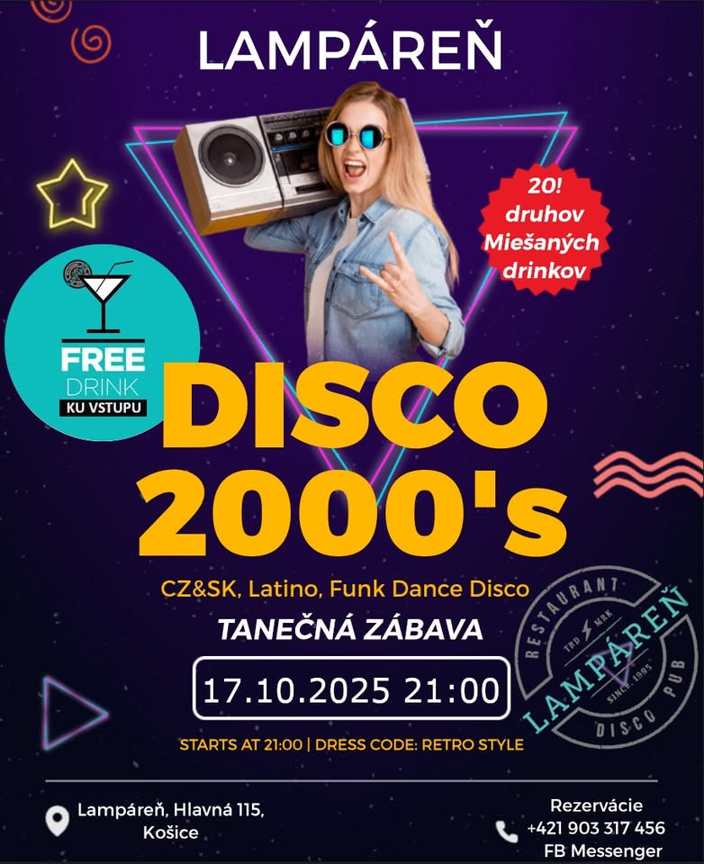 2000´S PARTY 17.10.2025 START -> 21:00