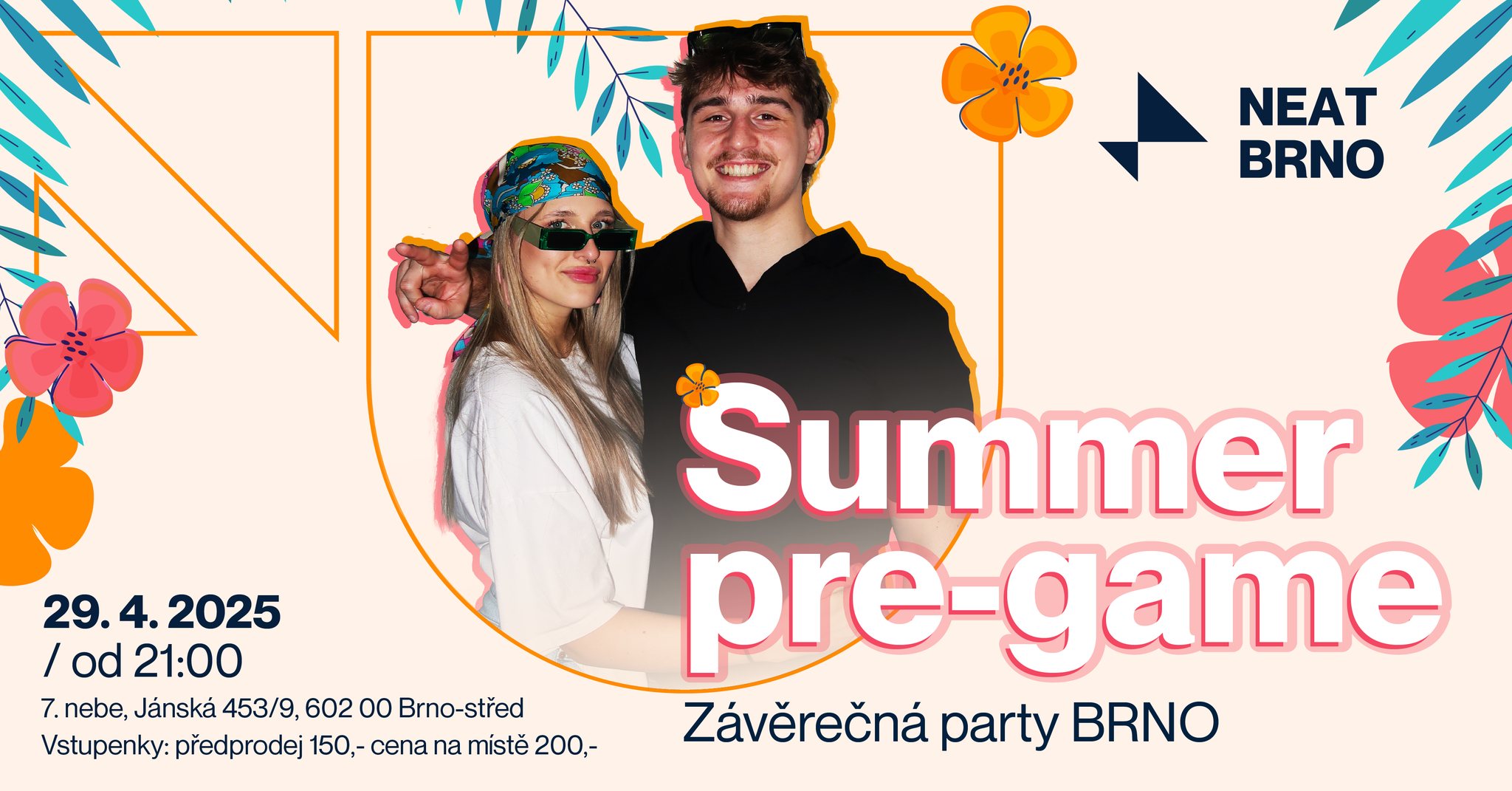 ZÁVĚREČNÁ PARTY #BRNO: Summer pre-game