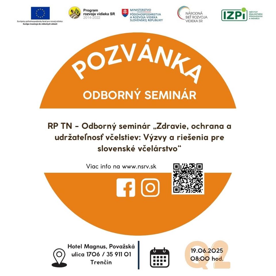 „Zdravie, ochrana a udržateľnosť včelstiev: Výzvy a riešenia pre slovenské včelárstvo“