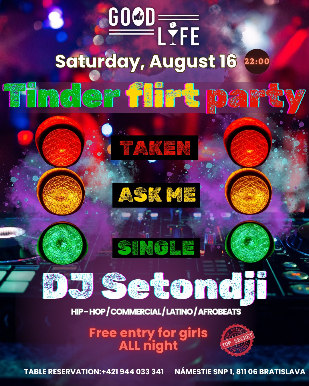 ❤️🟡💚 Tinder Flirt Party❤️🟡💚