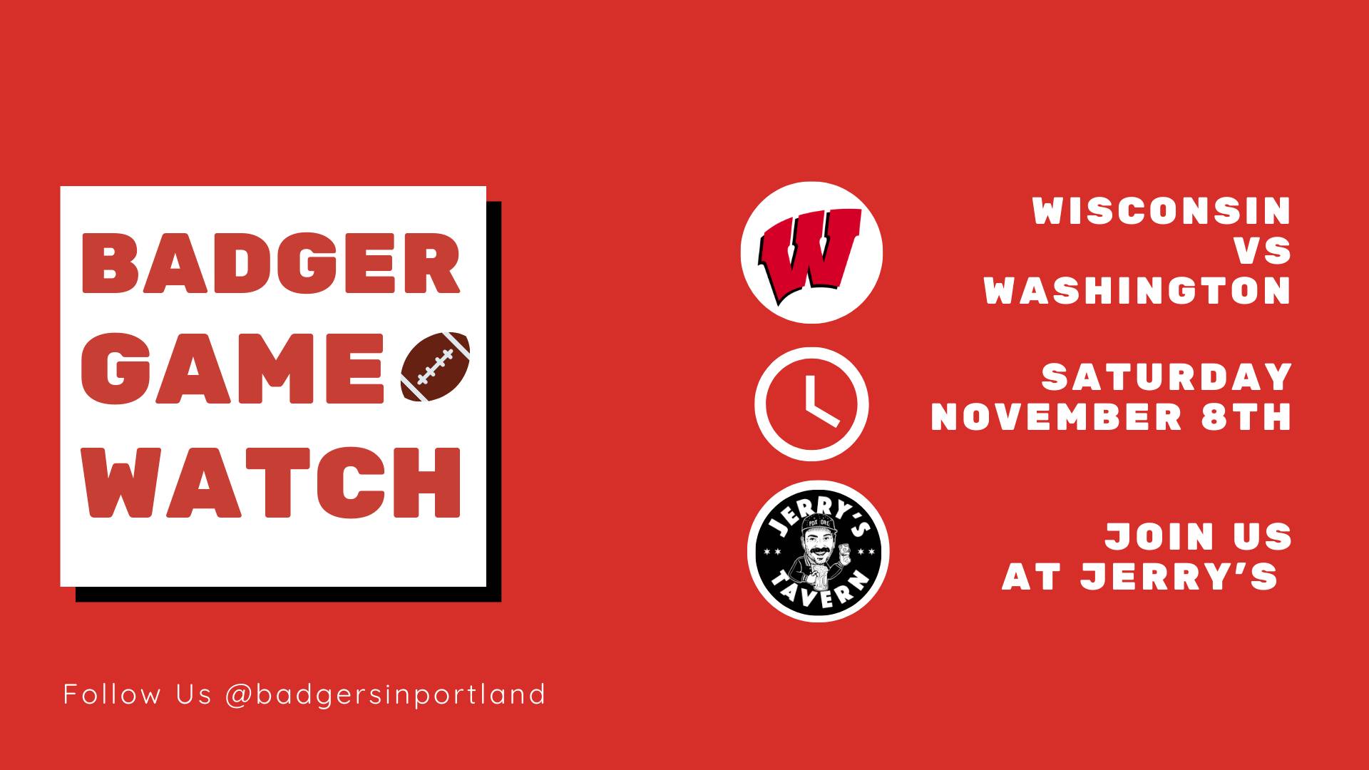 Wisconsin vs Washington Game Watch