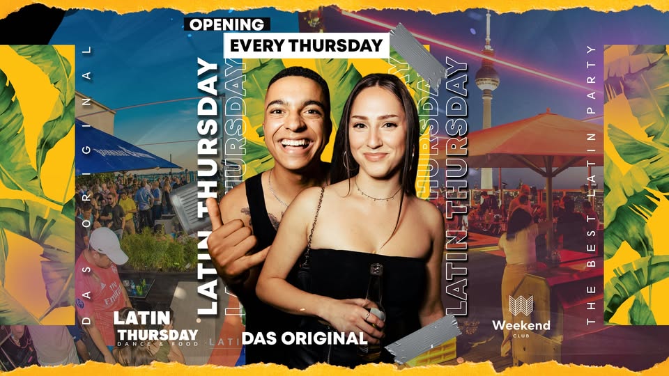Latin Thursday Summer Closing -  Party, dance & food