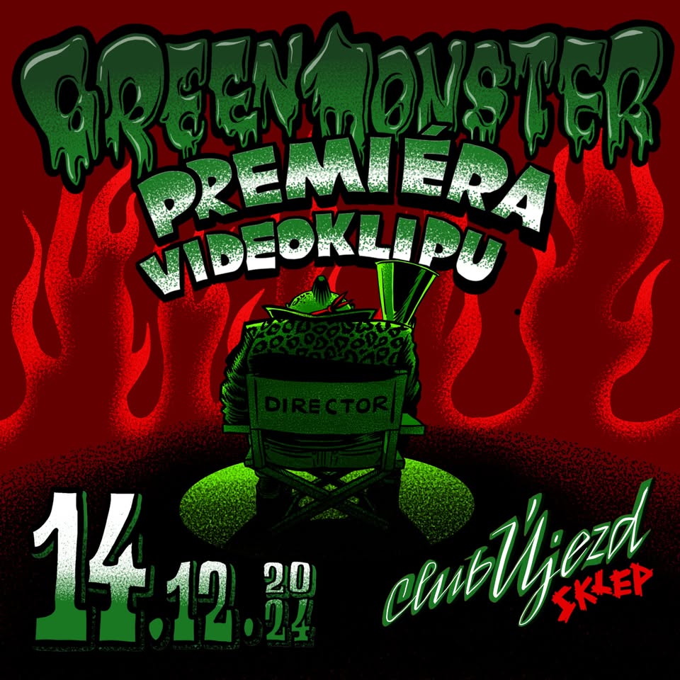 Premiéra nového video klipu GREEN MONSTER s názvem MOTOR!