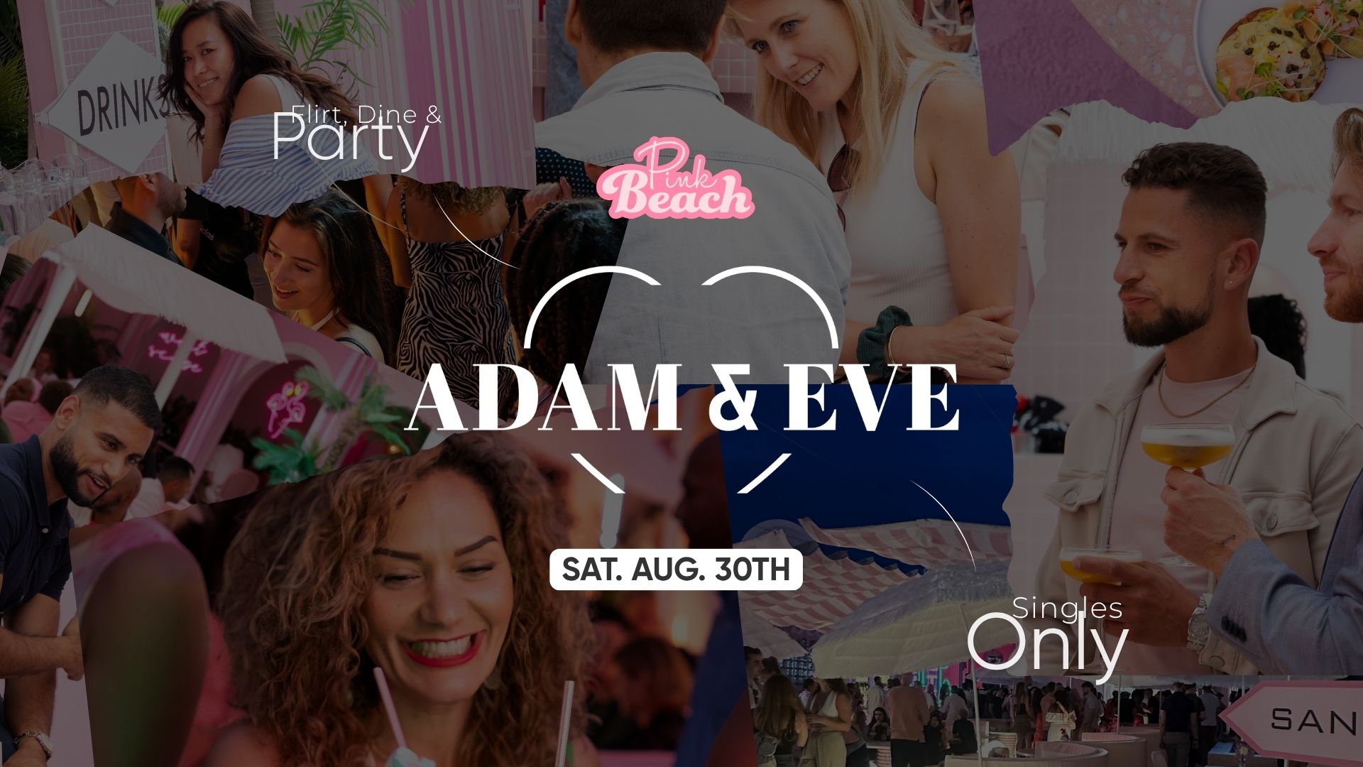 Adam & Eve x Pink Beach by WONDR |  Singles only  23+