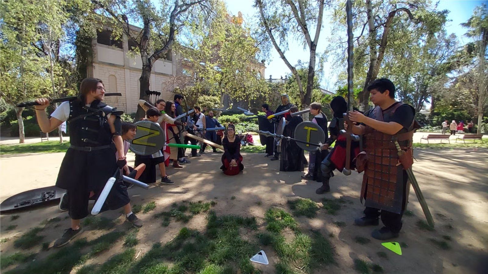 Aniversari amb Softcombat, Tir amb Arc i Craft - Prat de Llobregat, Parc Nou