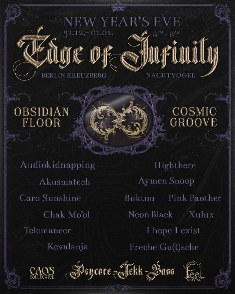 Edge Of Infinity With Audiokidnapping, Akusmatech and many more...