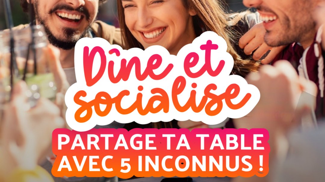 Meet & dine with 5 compatible strangers thanks to a personality test😊